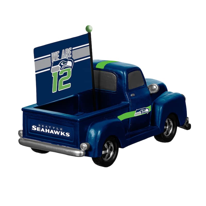 NFL Rally Truck Garden Statue with Team Flag