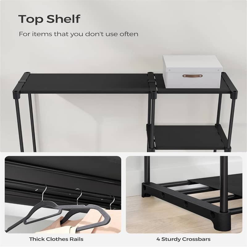 Freestanding Closet Organizer -  48.8"L x 16.9"W x 71.7"H