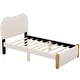 preview thumbnail 4 of 39, Cozy and Durable Upholstered Platform Bed with Wood Supporting Feet
