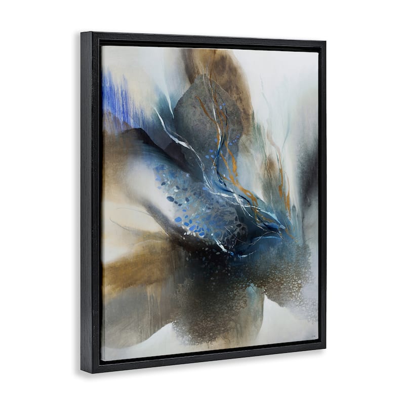 Stupell Solemn Neutral Atmosphere Framed Floater Canvas Wall Art Design By K. Nari