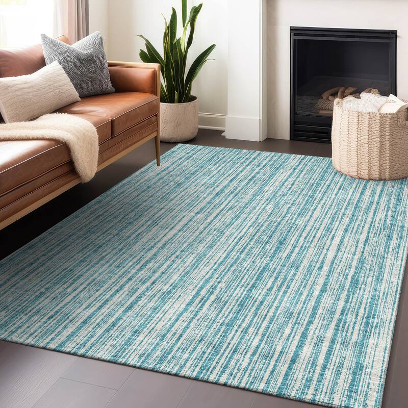 Premium Washable Super Soft Striped Mayfield Rug