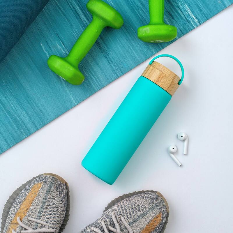 JoyJolt Glass Water Bottle with Carry Strap & Silicone Sleeve - 20 oz - 20 oz