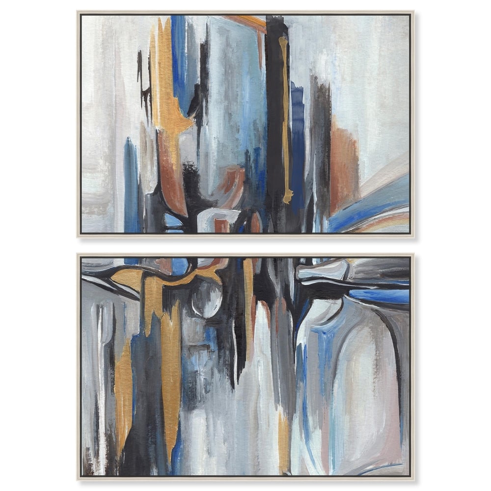 Meditation Mood Canvas Set of 2 by Art Remedy