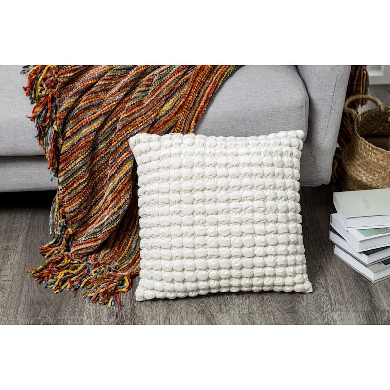 Thalasa Velvet Ruched Pillow