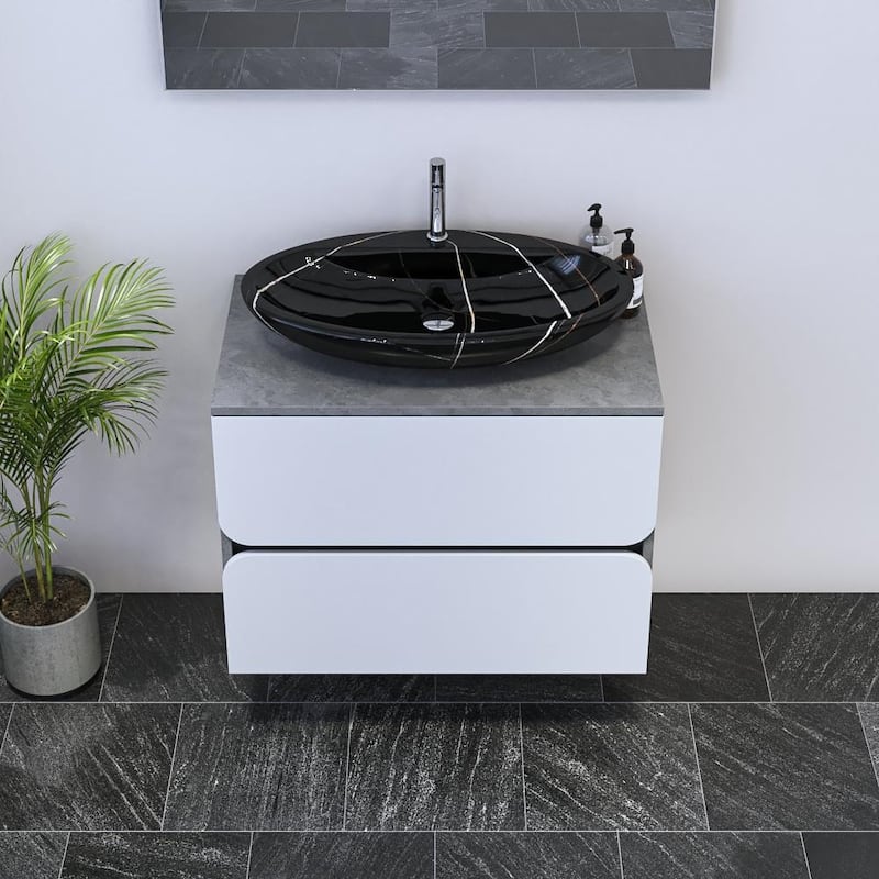 Azurro 2S 80 Floating Bathroom Vanity (32" Width)
