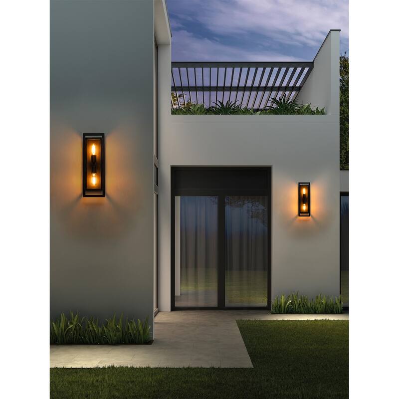 17.5" Modern Outdoor Wall Lantern - 1 PC