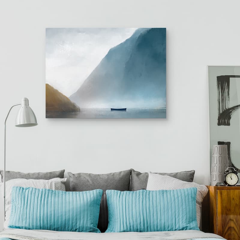 Peaceful Cove Crop by Studio Arts Canvas Art Print
