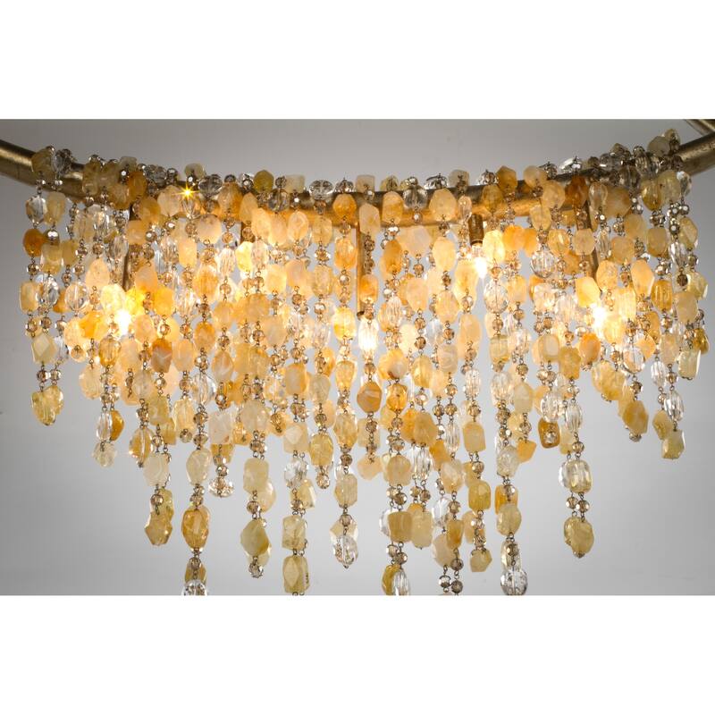 Studio M SM23834 Cradle 5 Light 36" Wide Crystal Linear Pendant