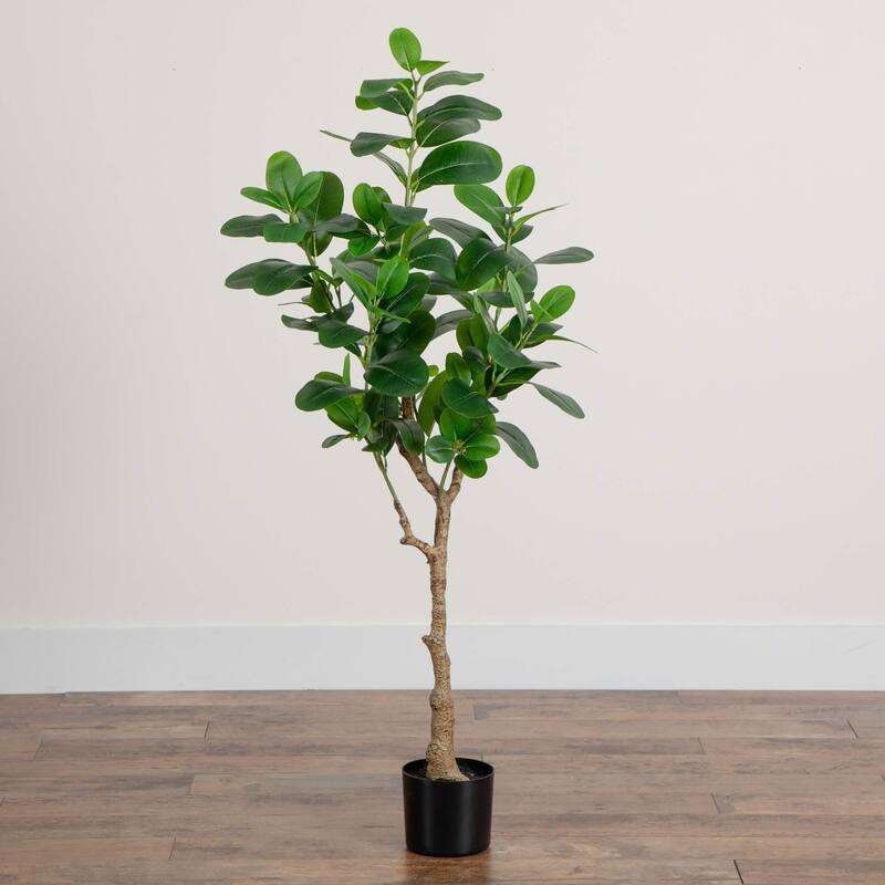 Potted Audrey Ficus Artificial Tree - 4' - Unlit