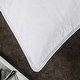 preview thumbnail 16 of 16, 2 Pack Goose Feather Down Pillows with Quilted Cotton Cover - White