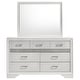 preview thumbnail 18 of 25, Miranda Contemporary Wood 7-drawer Dresser White