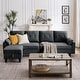 preview thumbnail 15 of 30, Modular Sectional Sofa Couch L Shaped With Storage Ottoman and Side Bags For Living Room