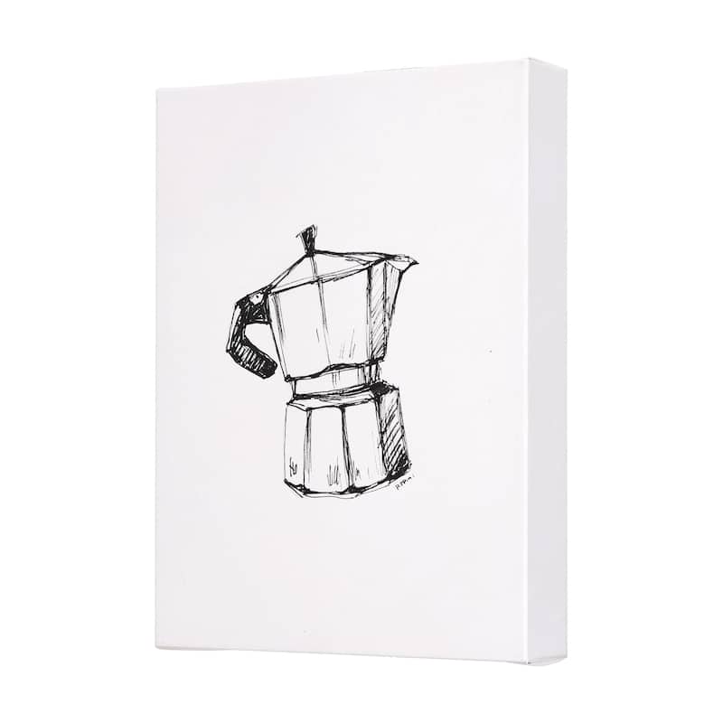 Stove Top Espresso Maker (30 x 40) Canvas Art Print