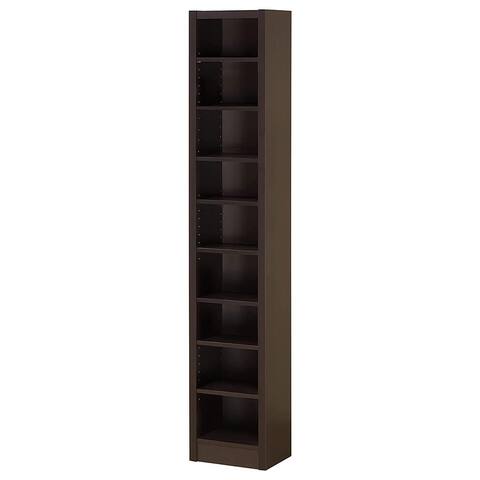 Coaster Home Furnishings 9-Shelf Narrow Wooden Rectangular Bookcase, Cappuccino - 42.9