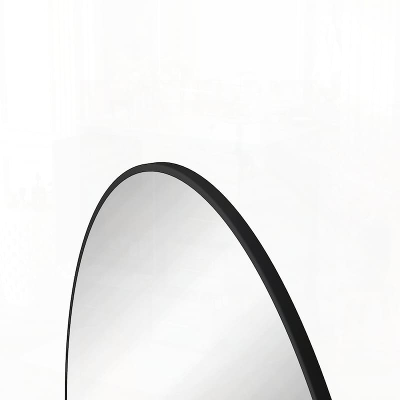 Black Circular Mirror Metal Framed Mirror Round Vanity Mirror Dressing Mirror