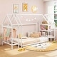 preview thumbnail 18 of 19, Costway Twin Size House Bed Montessori Floor Bed with Detachable