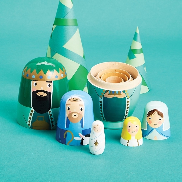 Nativity russian dolls hotsell