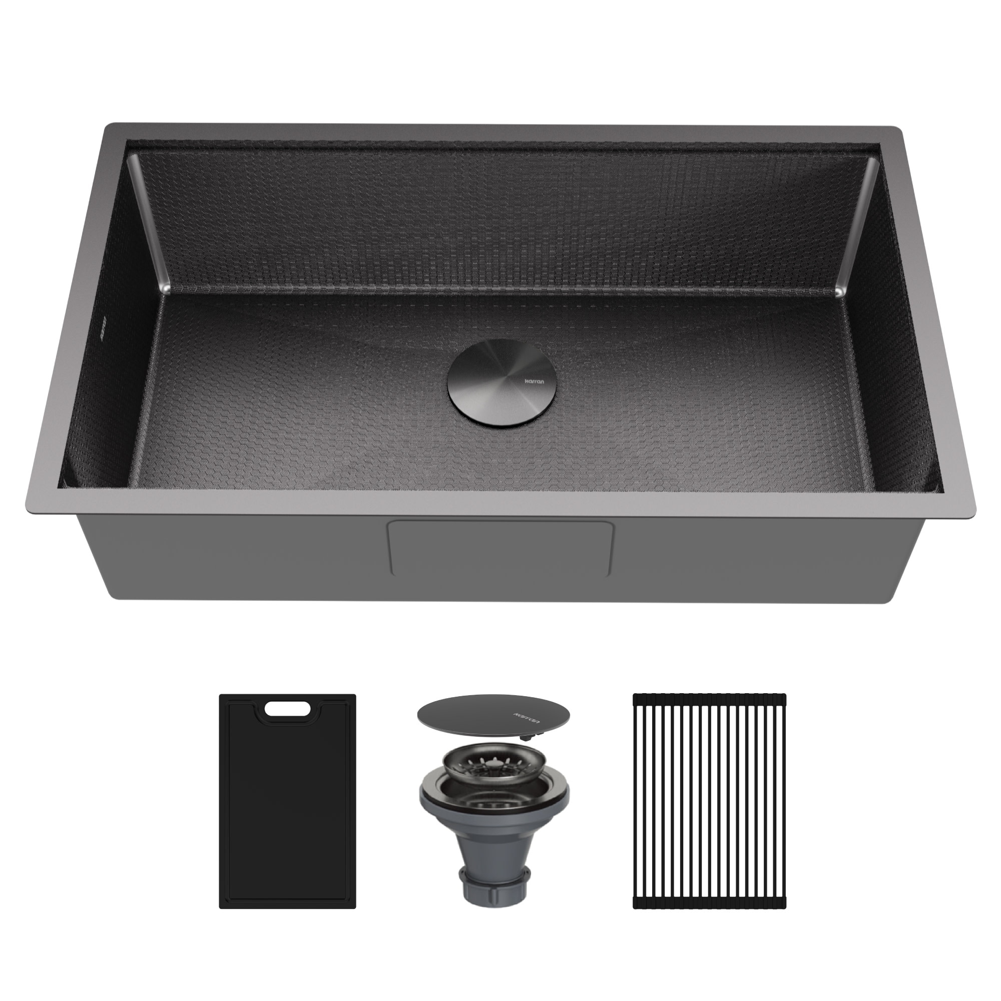 Karran USA HSU3219SB Matrix 32" Undermount Single Basin Stainless