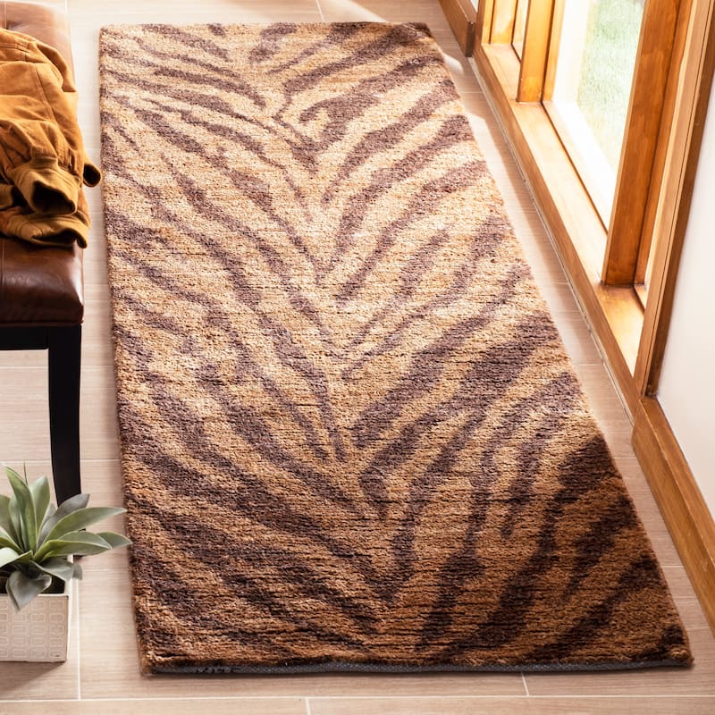 SAFAVIEH Hand-knotted Bohemian Nasrine Boho Jute Rug