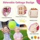 preview thumbnail 17 of 18, Costway Outdoor Kids Playhouse with Openable Door Windows for Home - See Details