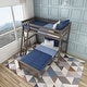 preview thumbnail 22 of 22, Max and Lily L Shaped Twin over Twin Bunk Bed