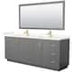 Option Dark Gray / Giotto Quartz Top / Brushed Gold