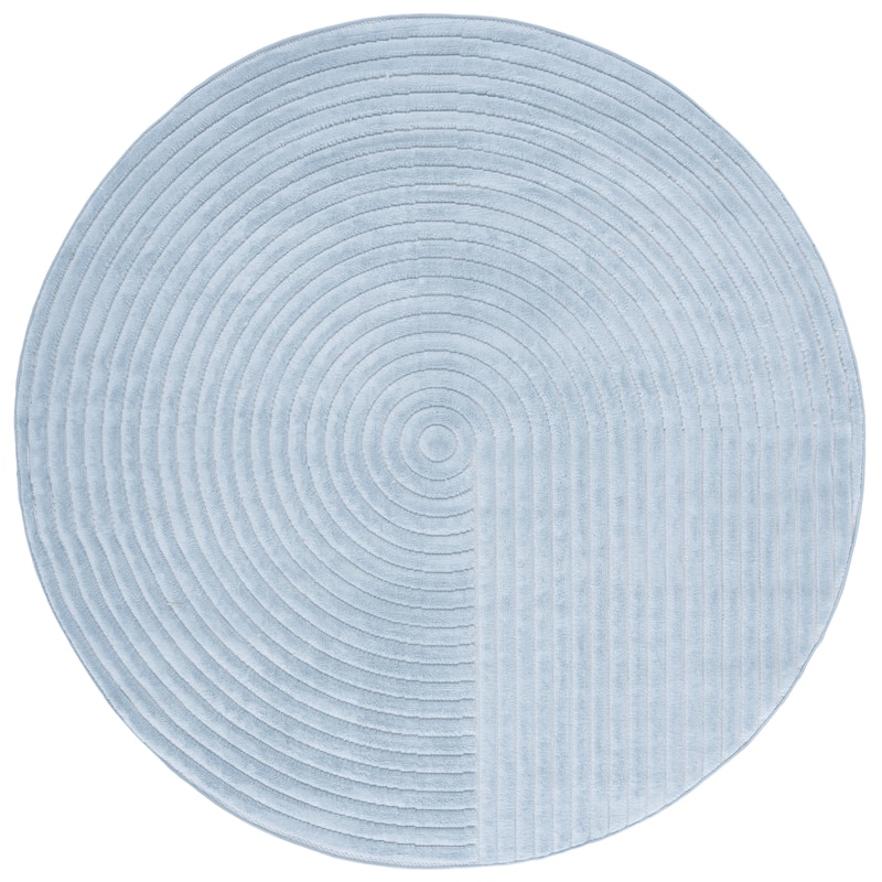 SAFAVIEH Selena Elaine Modern & Contemporary Rug - 6'7" Round - Blue