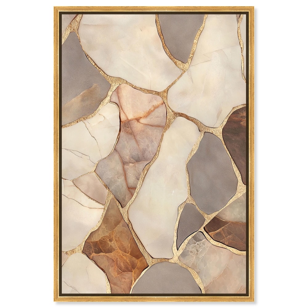 Textured Earthy Tones III Canvas by Art Remedy