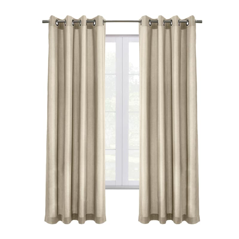 ThermaPlus Edison Total Blackout Textured Curtain Panel