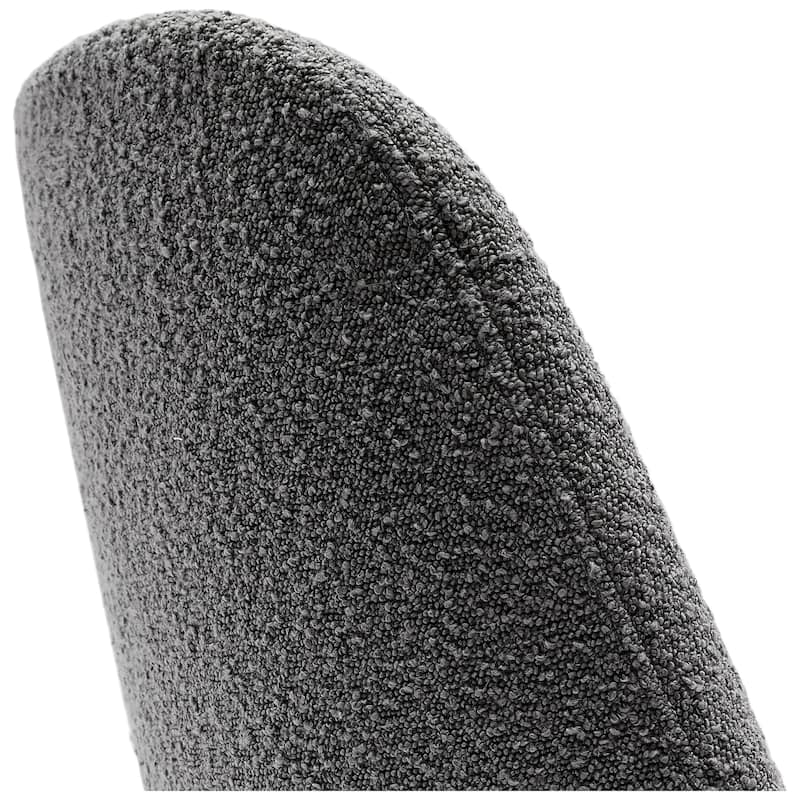 Farmhouse Water and Stain Resistant Boucle Upholstered Side Chair (Set of 6)