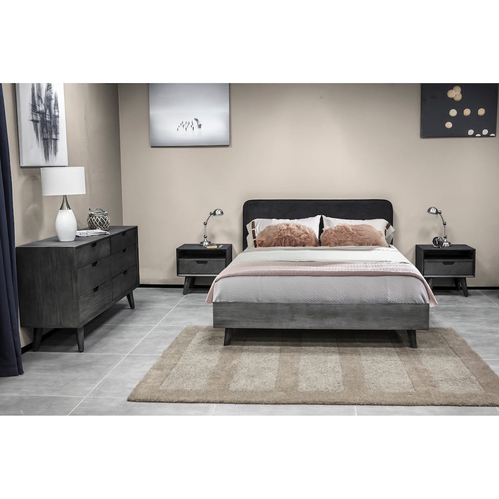 Mohave 4 Piece Acacia Bedroom Set with Dresser and Nightstands