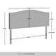 preview thumbnail 17 of 17, CraftPorch Velvet Nailhead Trim Upholstered Adjustable Headboard