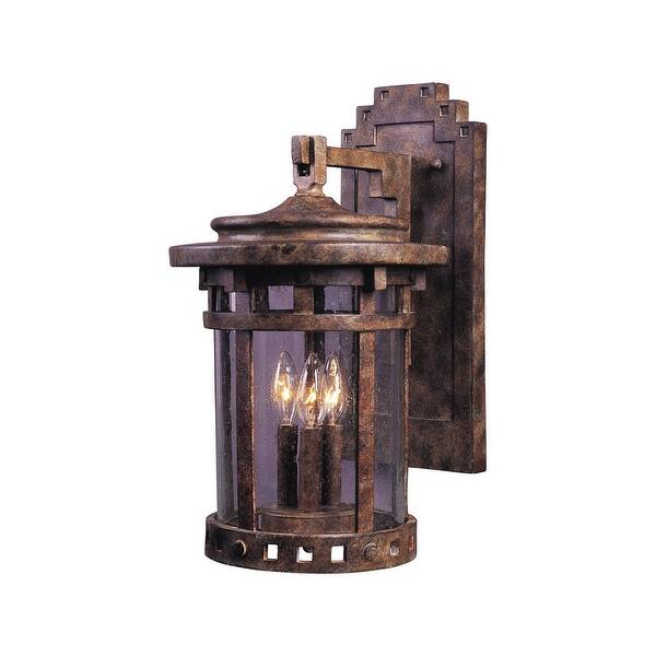 slide 1 of 1, Santa Barbara VX 3-Light Outdoor Wall Lantern