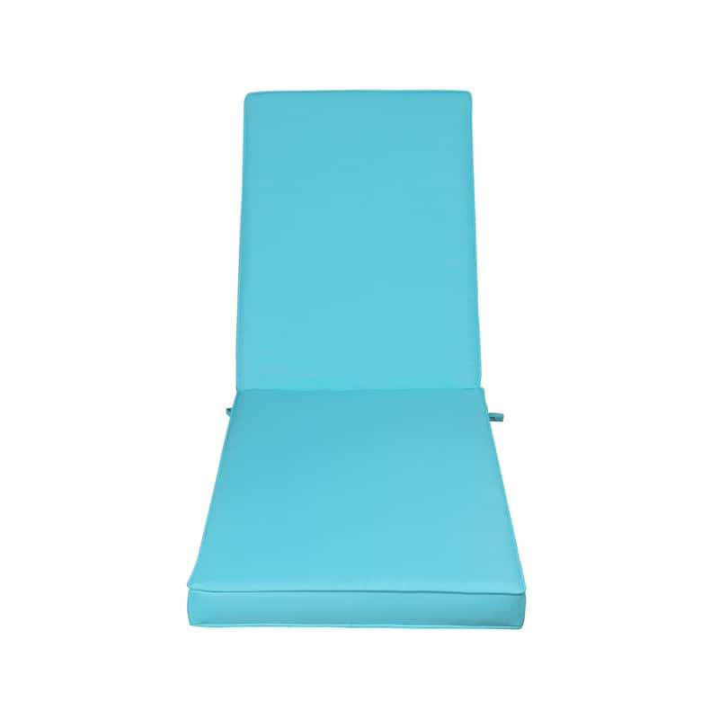 Replacement Cushion For Outdoor Chaise Lounge Chair Patio (Set of 2)