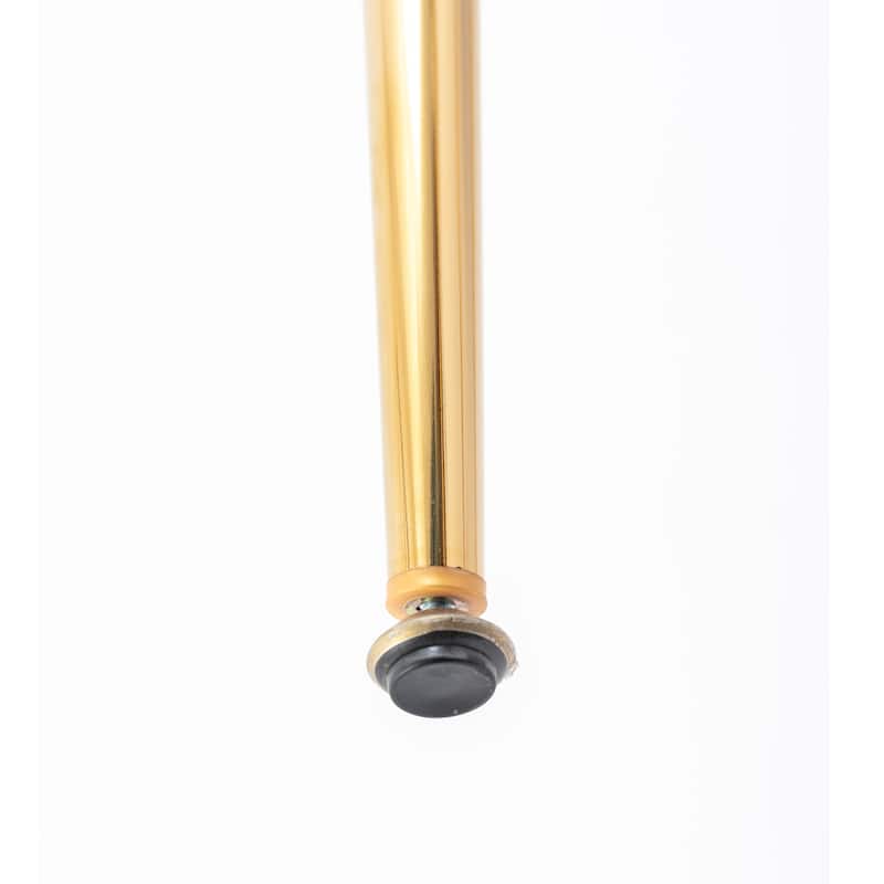 Modern 28.7" Velvet Upholstered Accent Chairs with Gold - Plated Metal Legs (Set of 2)