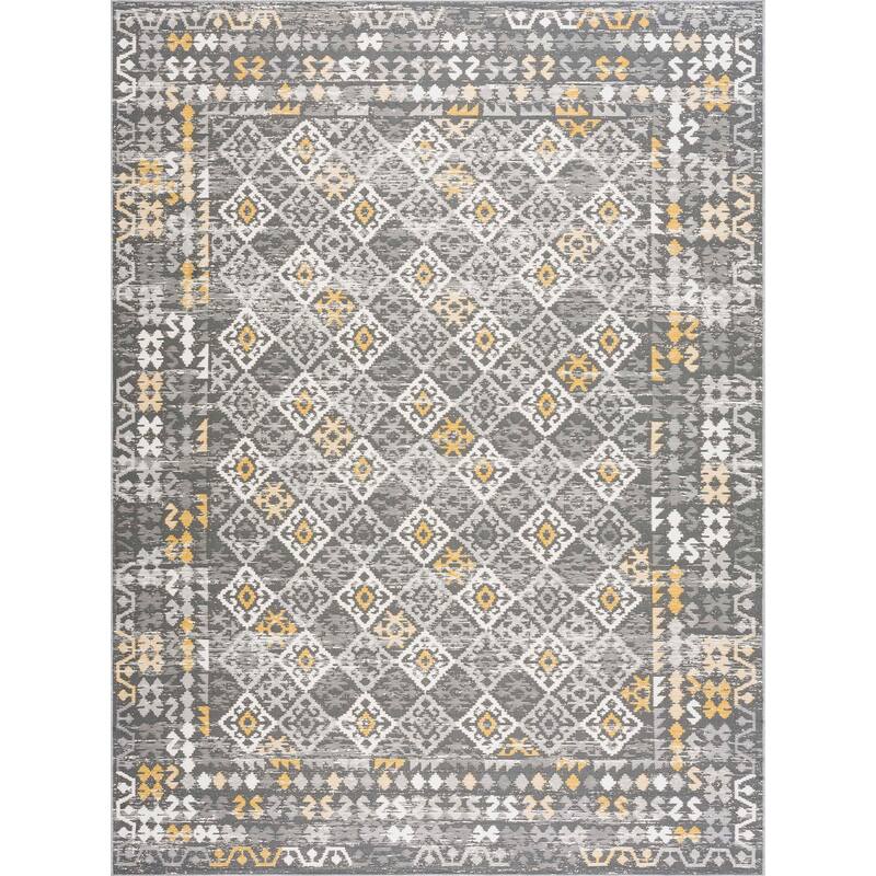 Alfresco Nautical & Coastal Border Reversible Indoor/Outdoor Area Rug