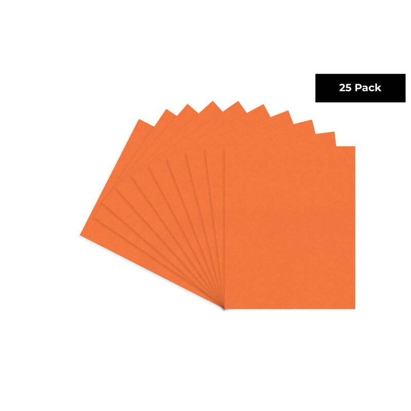 Orange 16x20 Backing Board Uncut Photo Mat Board (25Sheets) Bed