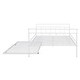 preview thumbnail 28 of 40, Metal Daybed with Trundle Bed and Curved Handle