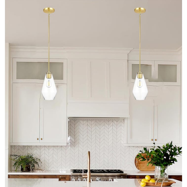 Modern kitchen island light gold pendant light metal hanging lighting