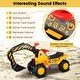 preview thumbnail 7 of 8, Costway Kids Toddler Ride On Excavator Digger Truck Scooter Seat