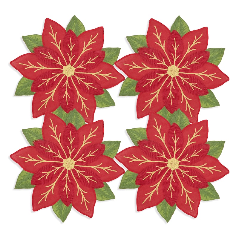 Winter Bloom Placemat (Set of 4) - 15"x15"