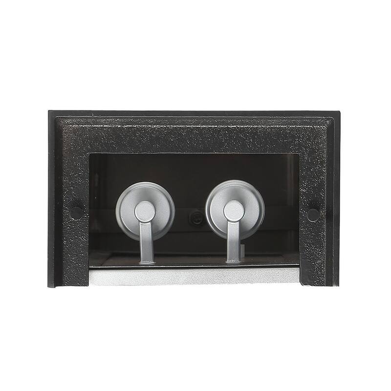 Brooke 2-Light Outdoor Wall Lantern in Matte Black