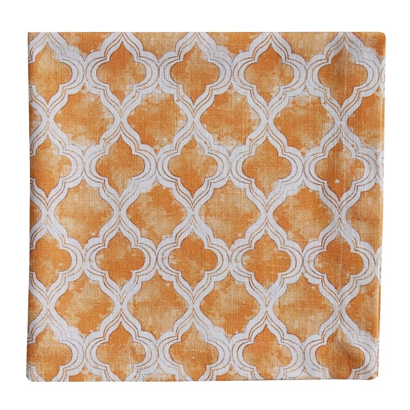 Split P Apricot Watercolor Geo Napkin Set of 4 - 20" x 20"