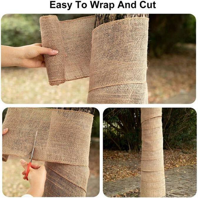 3.3 ft. x 100 ft. Economy 5.8 oz. Natural Burlap Fabric - Versatile Weed Barrier, Raised Bed Liner (100 Foot Roll)