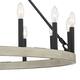 Acroma 15 Light 40 In Modern Farmhouse Wagon Wheel Chandelier-UL