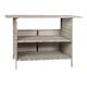 preview thumbnail 11 of 23, Indoor/Outdoor Wicker Rattan Patio Bar Counter Table with Two Shelves