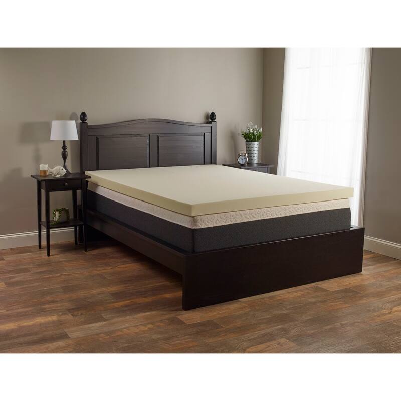 Isotonic Viscoelastic Memory Foam Mattress Topper - Twin - 3 Inch
