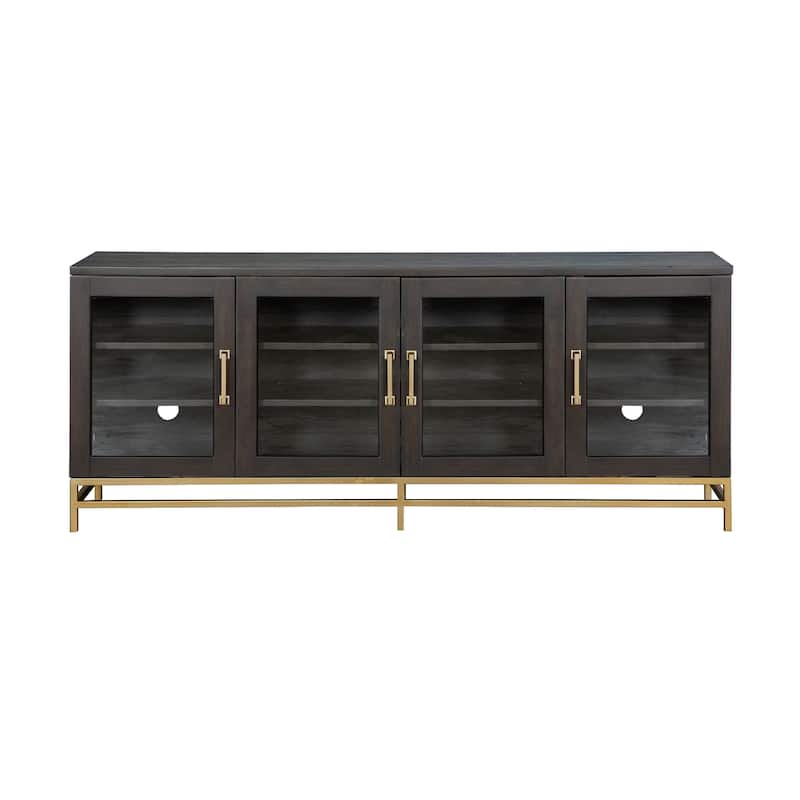 Magnussen Home Lindon Coffee Bean Dark Small Console - W x D x H