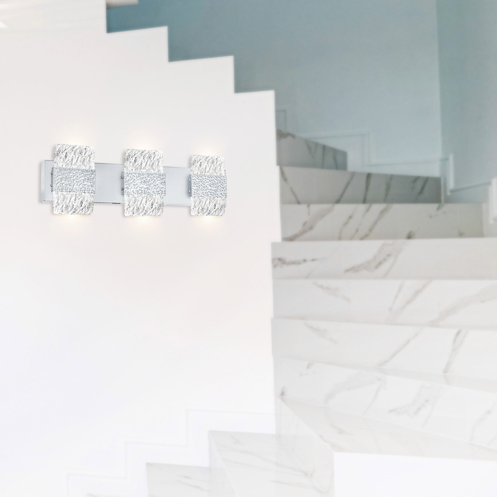 CWI Lighting Carolina Integrated LED 21in Pewter Wall Sconce