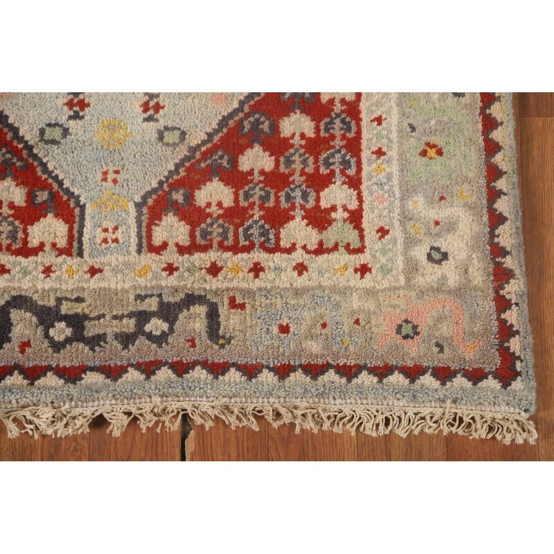 Geometric / Tribal Heriz Serapi Runner Rug Handmade Wool Carpet - 2'8" x 8'0"